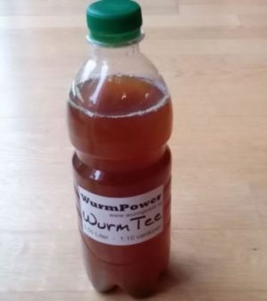 Wurmtee 0,5L recycled PET Flasche