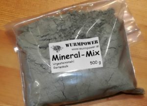 Mineral Mix für die Würmer